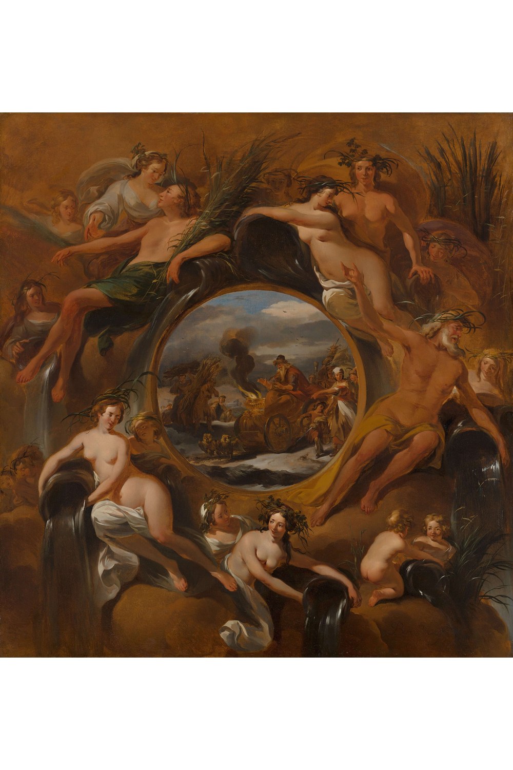 Nicolaes Pietersz Berchem - Kış Alegorisi - 1