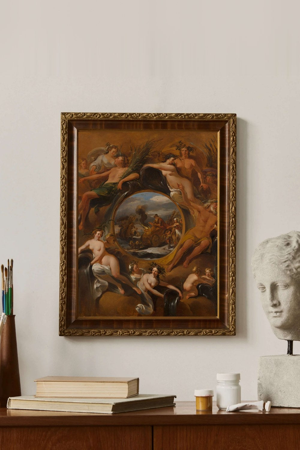 Nicolaes Pietersz Berchem - Kış Alegorisi - 2