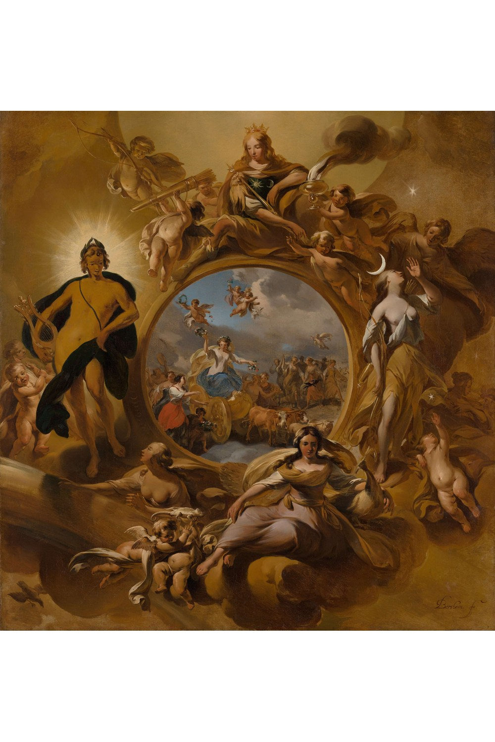 Nicolaes Pietersz Berchem - İlkbahar Alegorisi - 1