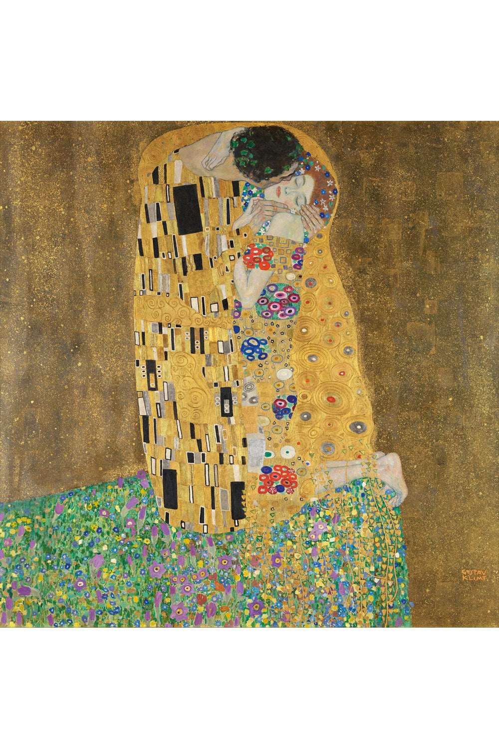 Gustav Klimt - Öpücük (Aşıklar) - 1