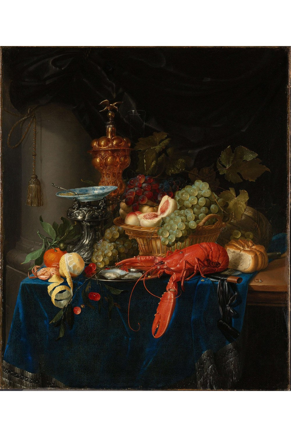 Floris Claesz. Van Dijck - Altın Kadehli Natürmort - 1
