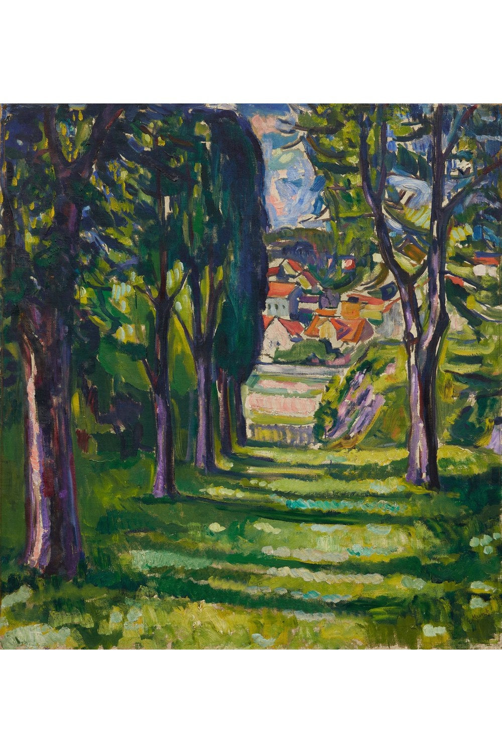 Edvard Munch - Kragerø'da Bahçe - 1