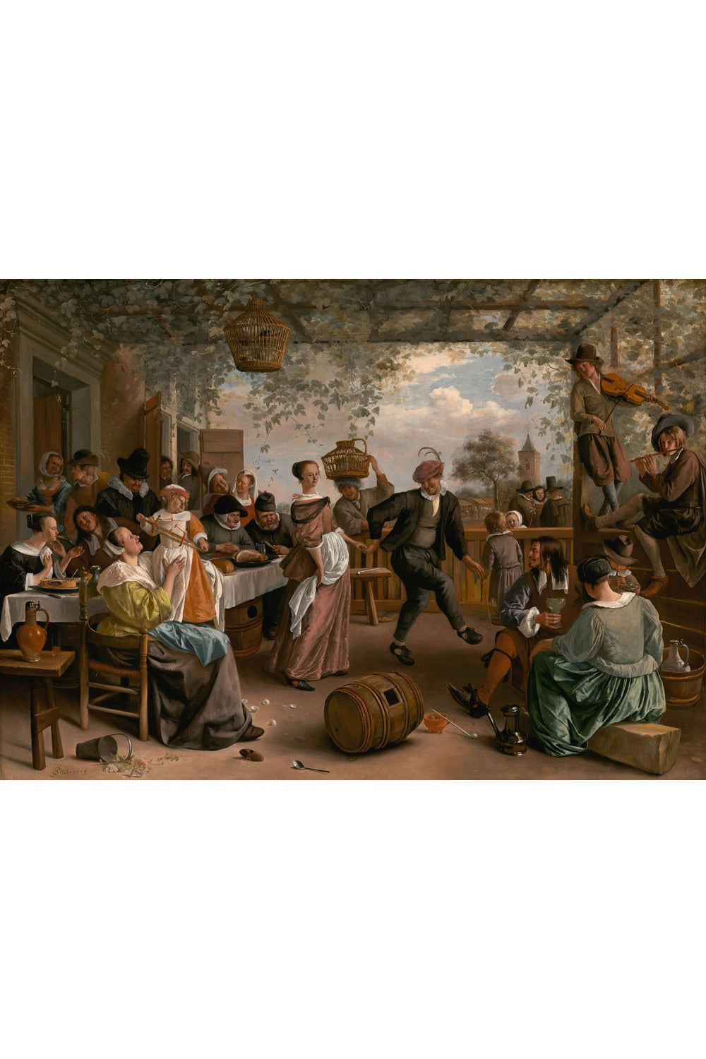 Jan Havicksz. Steen - Dans Eden Çift - 1