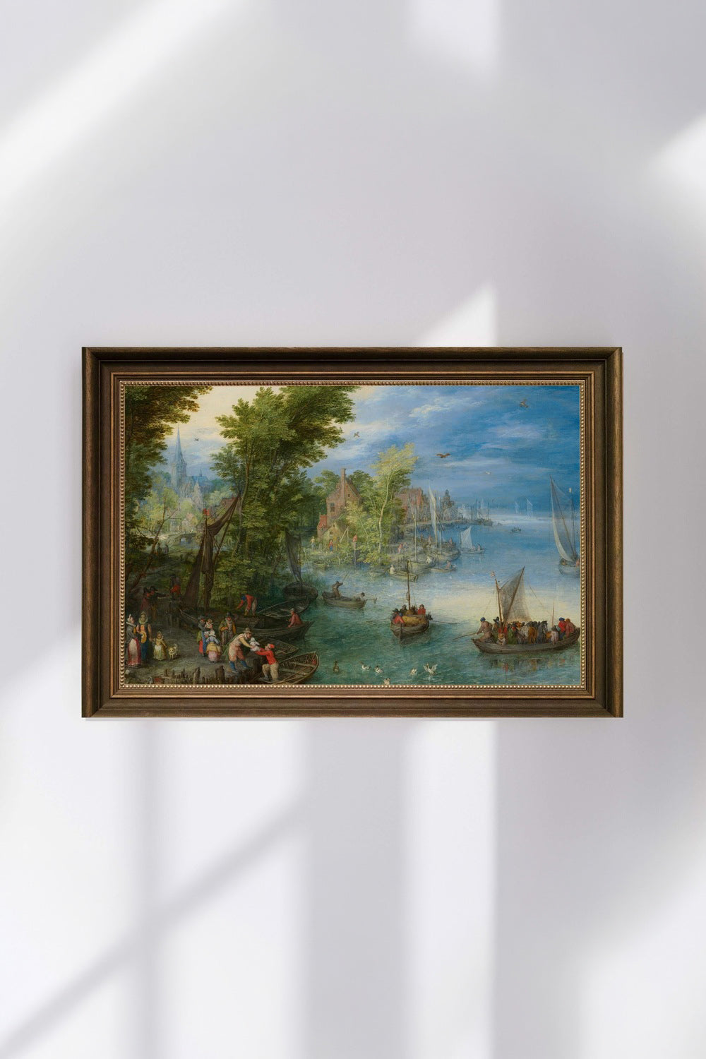 Jan Brueghel The Elder - Nehir Manzarası - 0