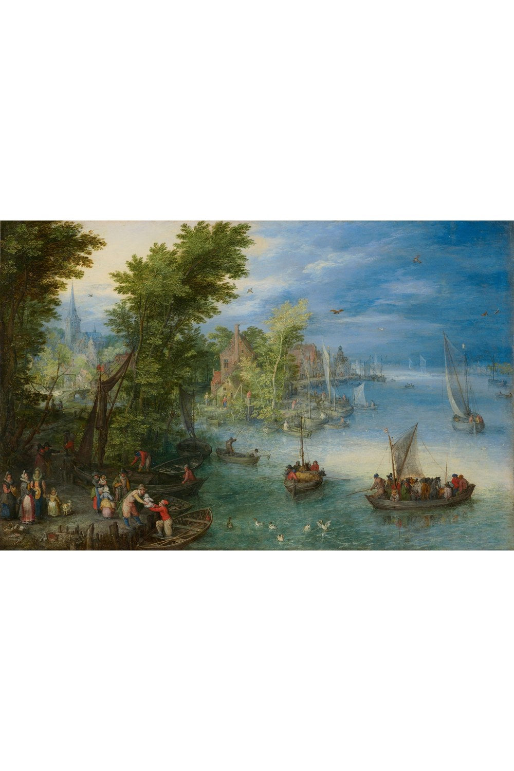 Jan Brueghel The Elder - Nehir Manzarası - 1