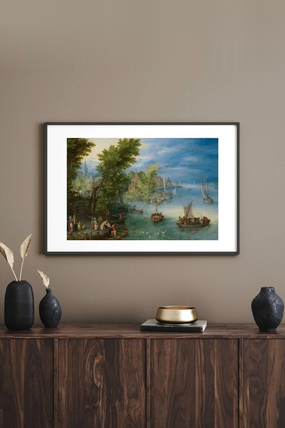 Jan Brueghel The Elder - Nehir Manzarası - 2