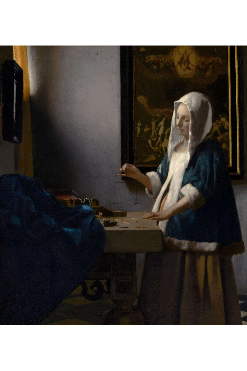 Johannes Vermeer - Terazi Tutan Kadın - 1
