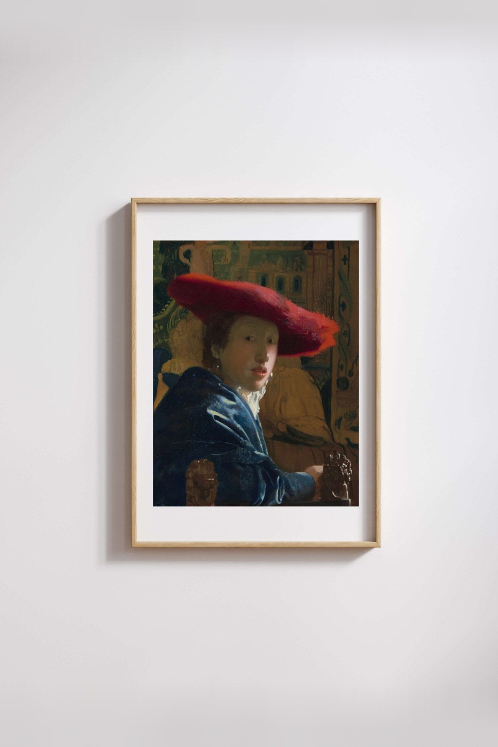Johannes Vermeer - Kırmızı Şapkalı Kız - 3