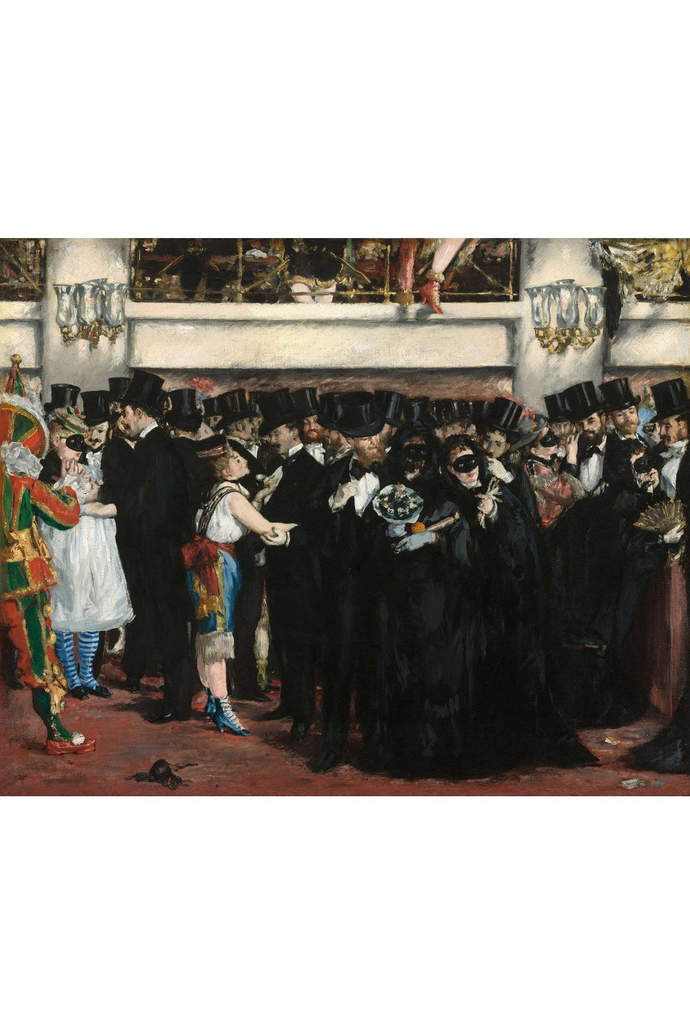 Édouard Manet - Operada Maskeli Balo - 1