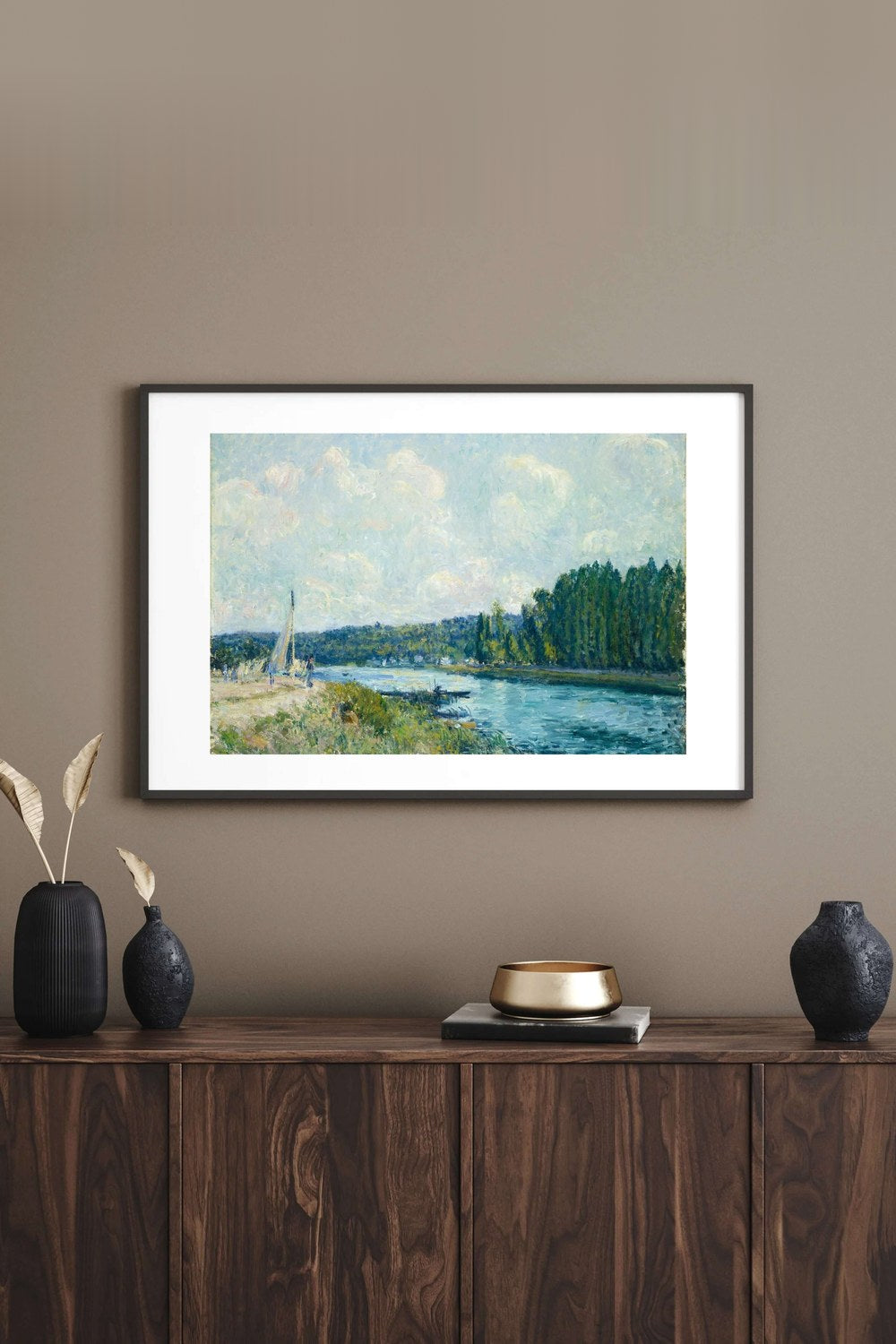 Alfred Sisley - Oise Nehri Kıyıları - 2