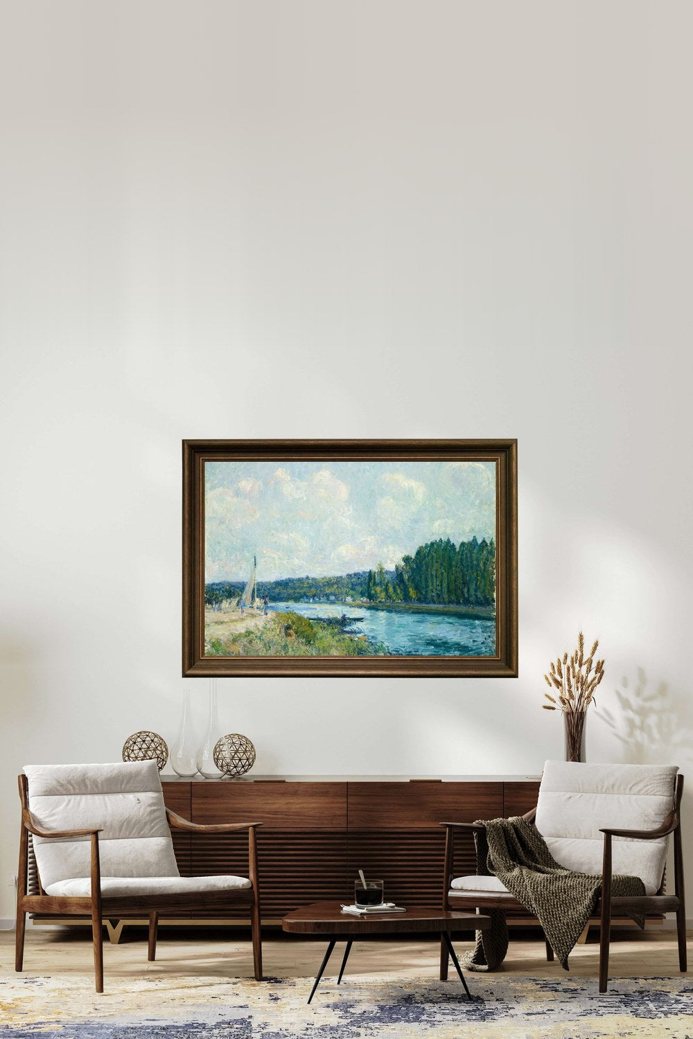 Alfred Sisley - Oise Nehri Kıyıları - 3