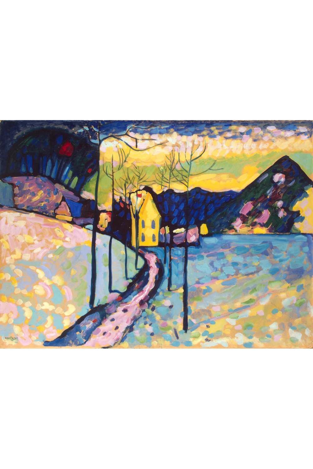 Wassily Kandinsky - Kış Manzarası - 1
