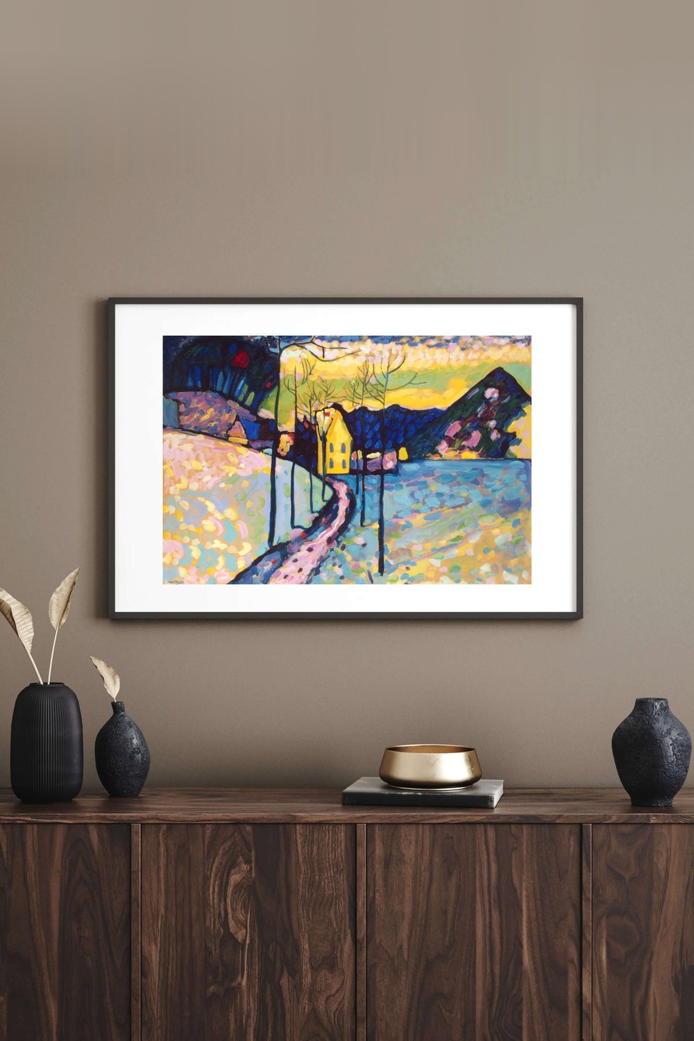 Wassily Kandinsky - Kış Manzarası - 2
