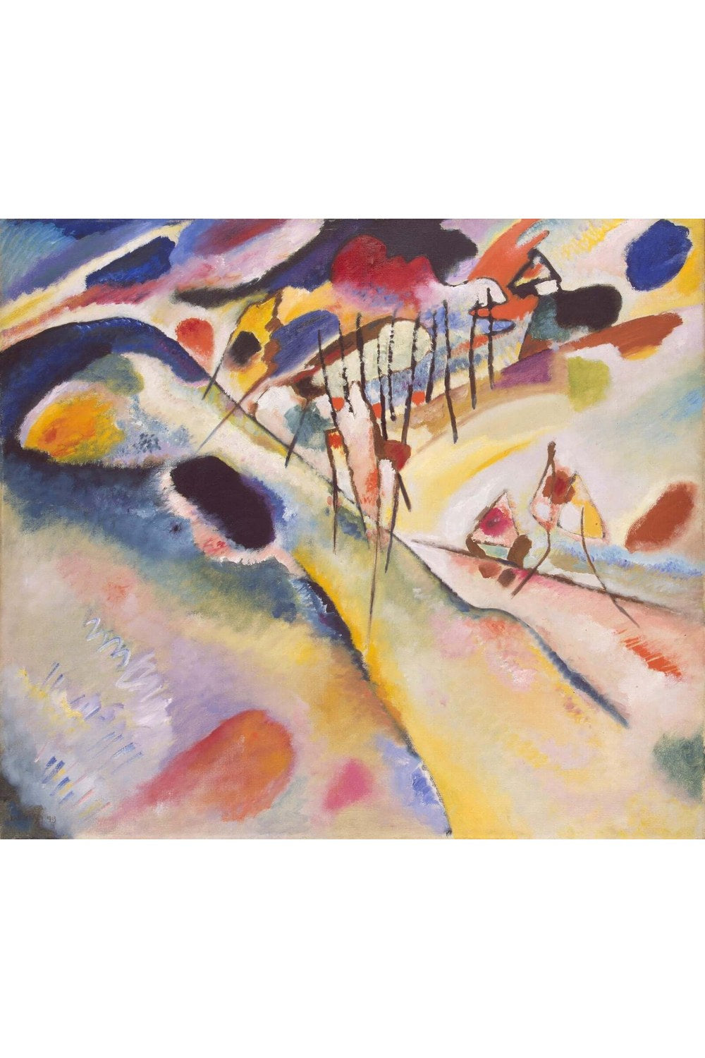 Wassily Kandinsky - Murnau Yakınlarında Dunaberg - 1