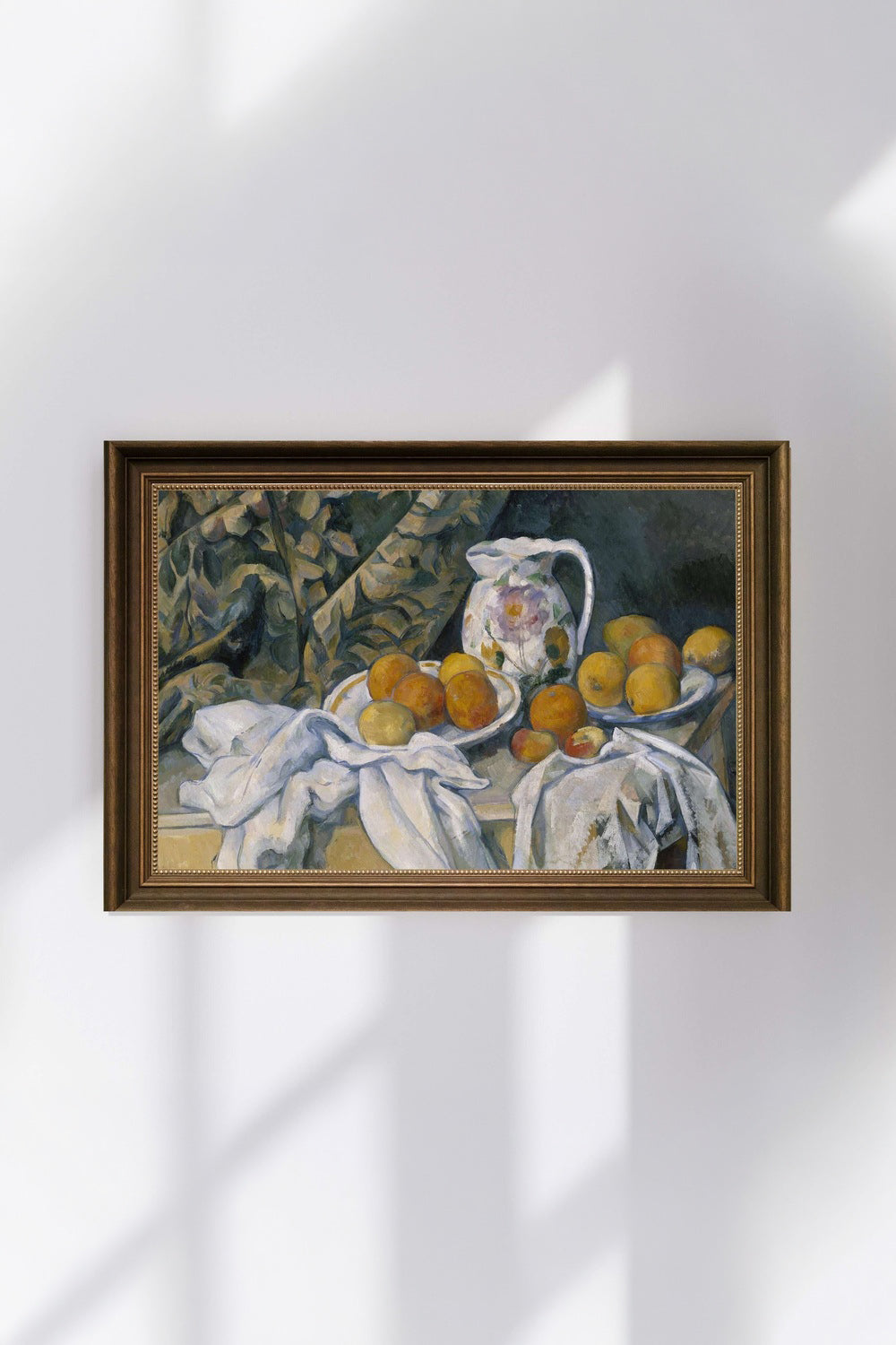 Paul Cézanne - Perdeli Natürmort - 0
