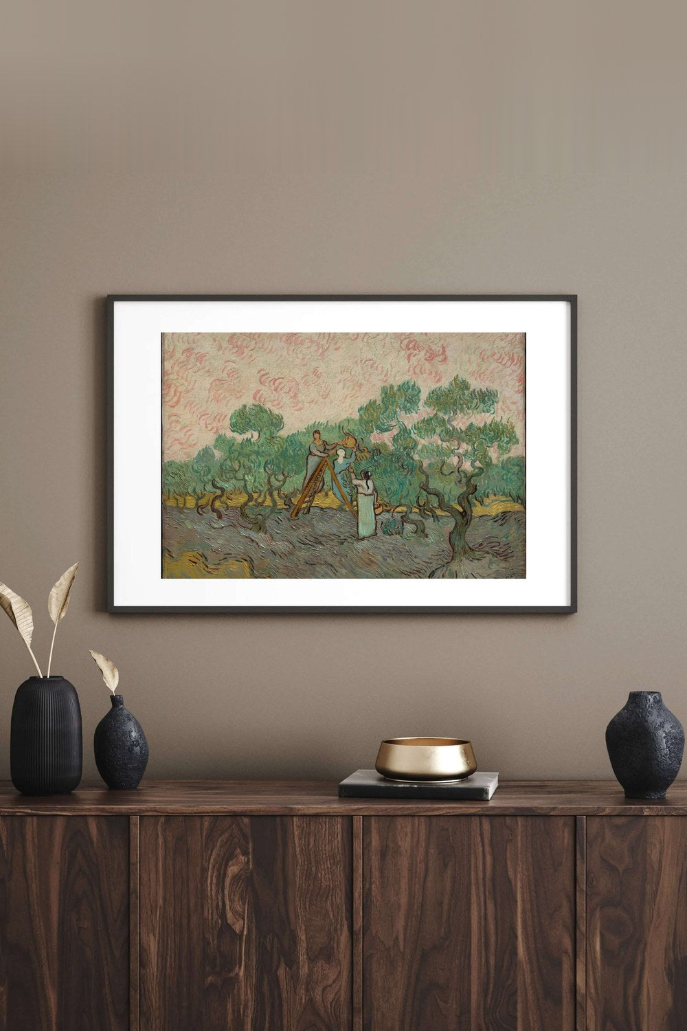 Vincent Van Gogh - Zeytin Toplayan Kadınlar - 3