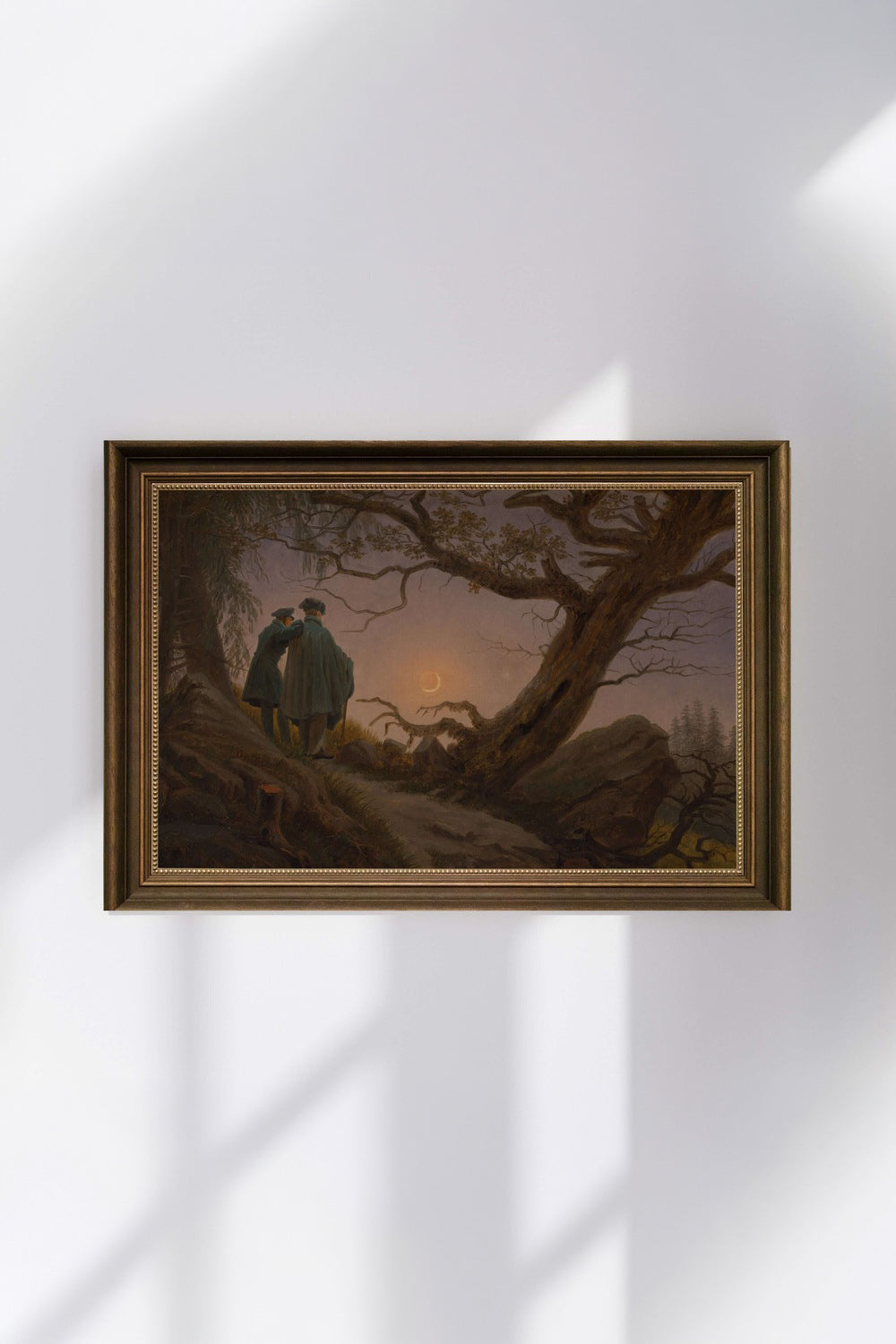 Caspar David Friedrich - Aya Bakan İki Adam - 0
