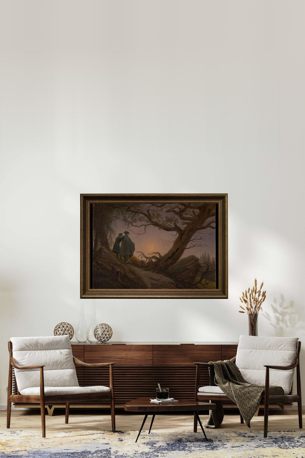 Caspar David Friedrich - Aya Bakan İki Adam - 2