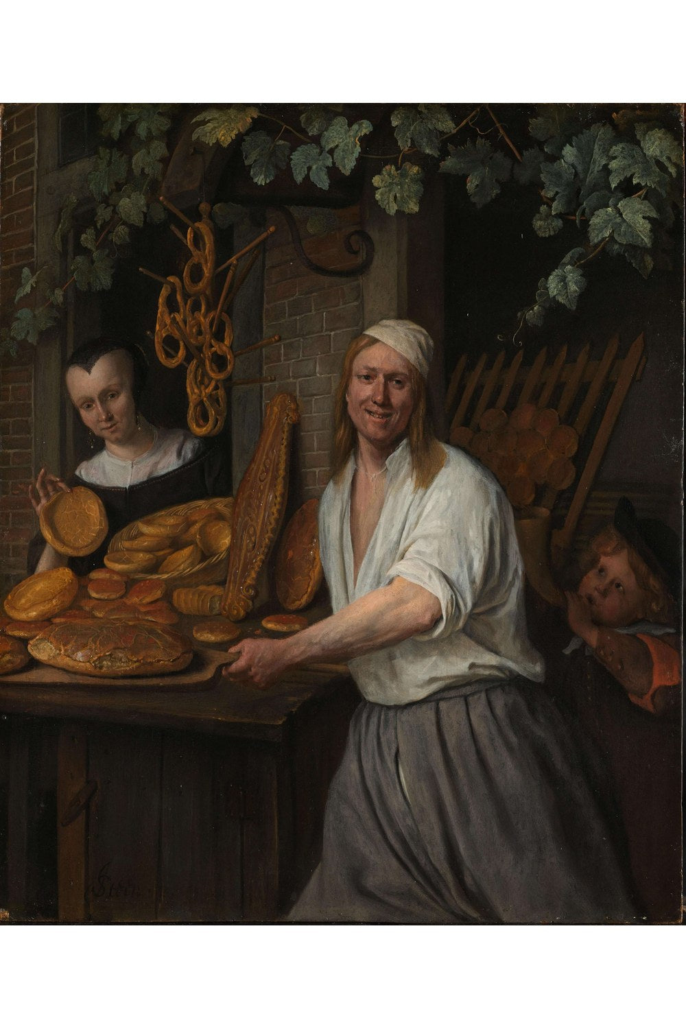 Jan Havicksz Steen - Fırıncı Çifti - 1