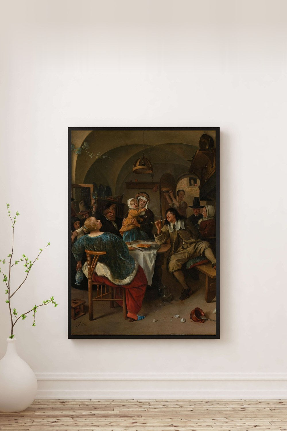 Jan Havicksz. Steen - Aile Sahnesi - 0
