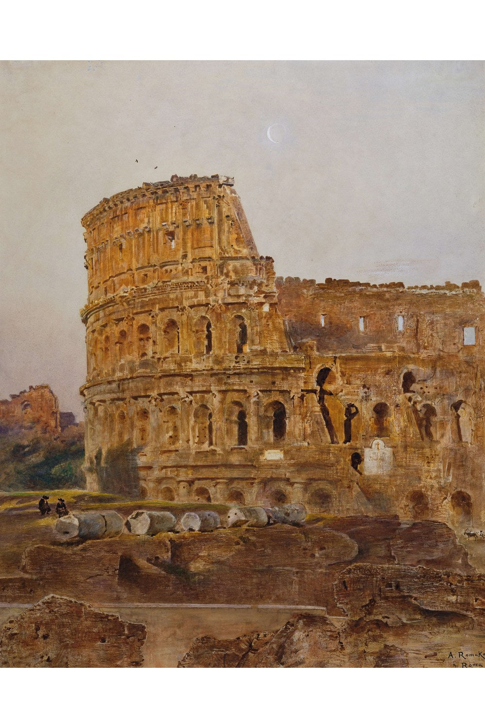 Anton Romako - Roma’Da Kolezyum - 1