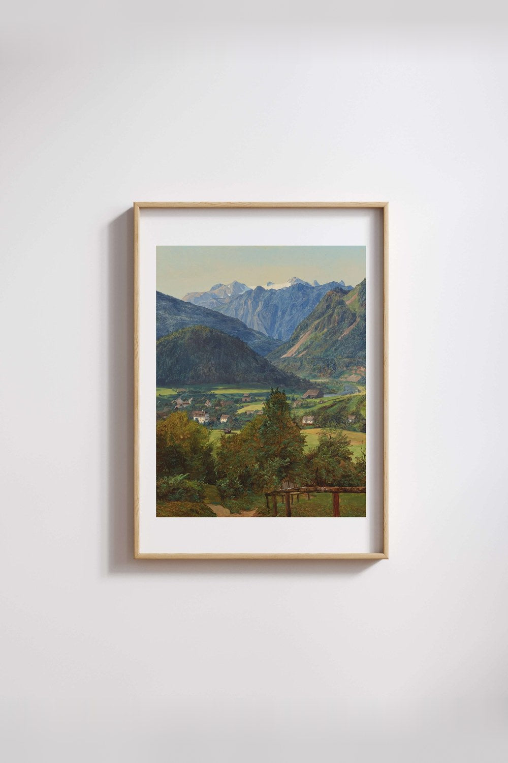 Ferdinand Georg Waldmüller - Sophien-Doppelblick Yakınından Dachstein Manzarası - 3