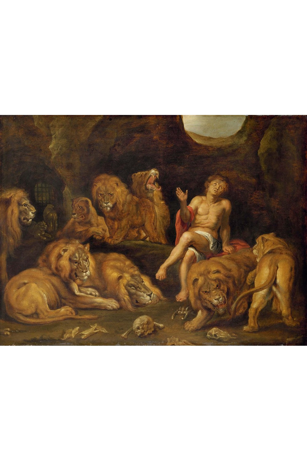 Peter Paul Rubens - Aslanların Çukurunda Daniel - 1