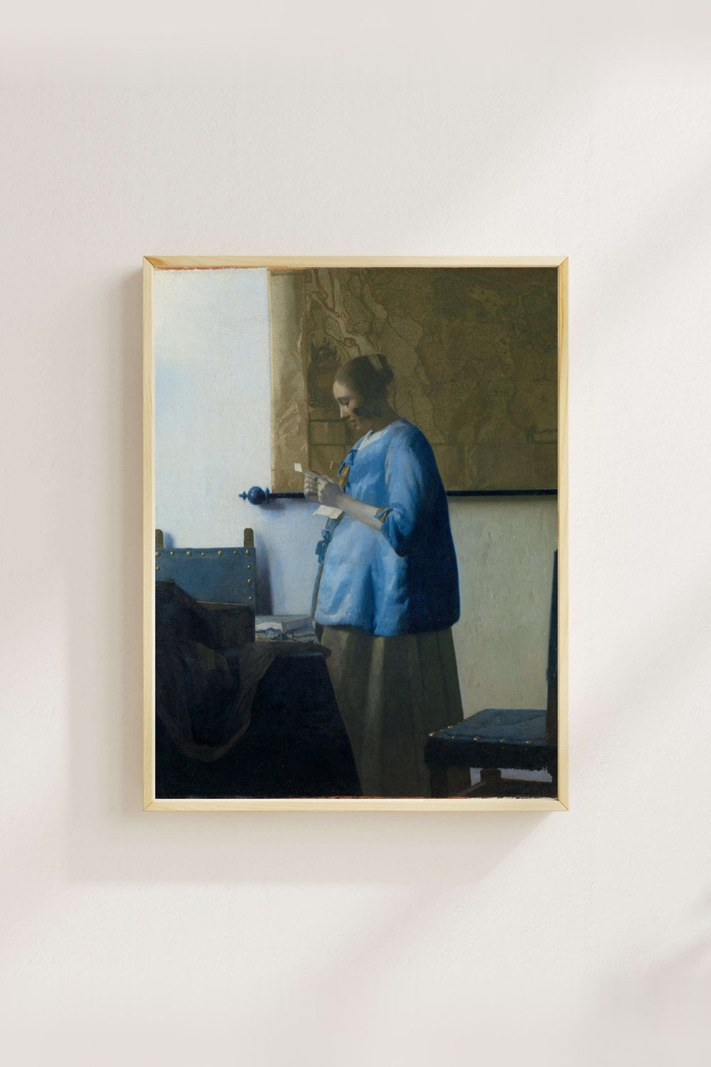 Johannes Vermeer - Mektup Okuyan Kadın - 4
