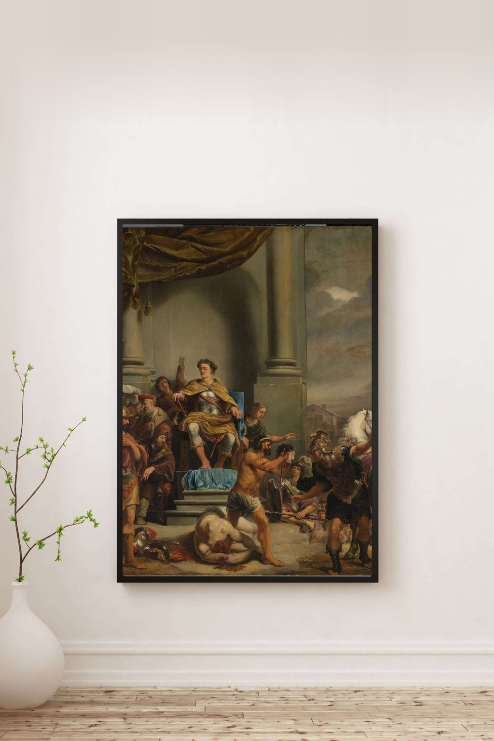 Ferdinand Bol - Konsül Titus Manlius Torquatus’Un Oğlunun Başını Kestirmesi - 0
