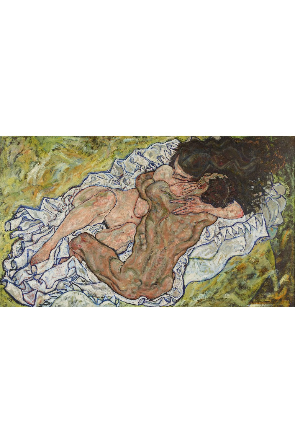 Egon Schiele - Sarılma - 1