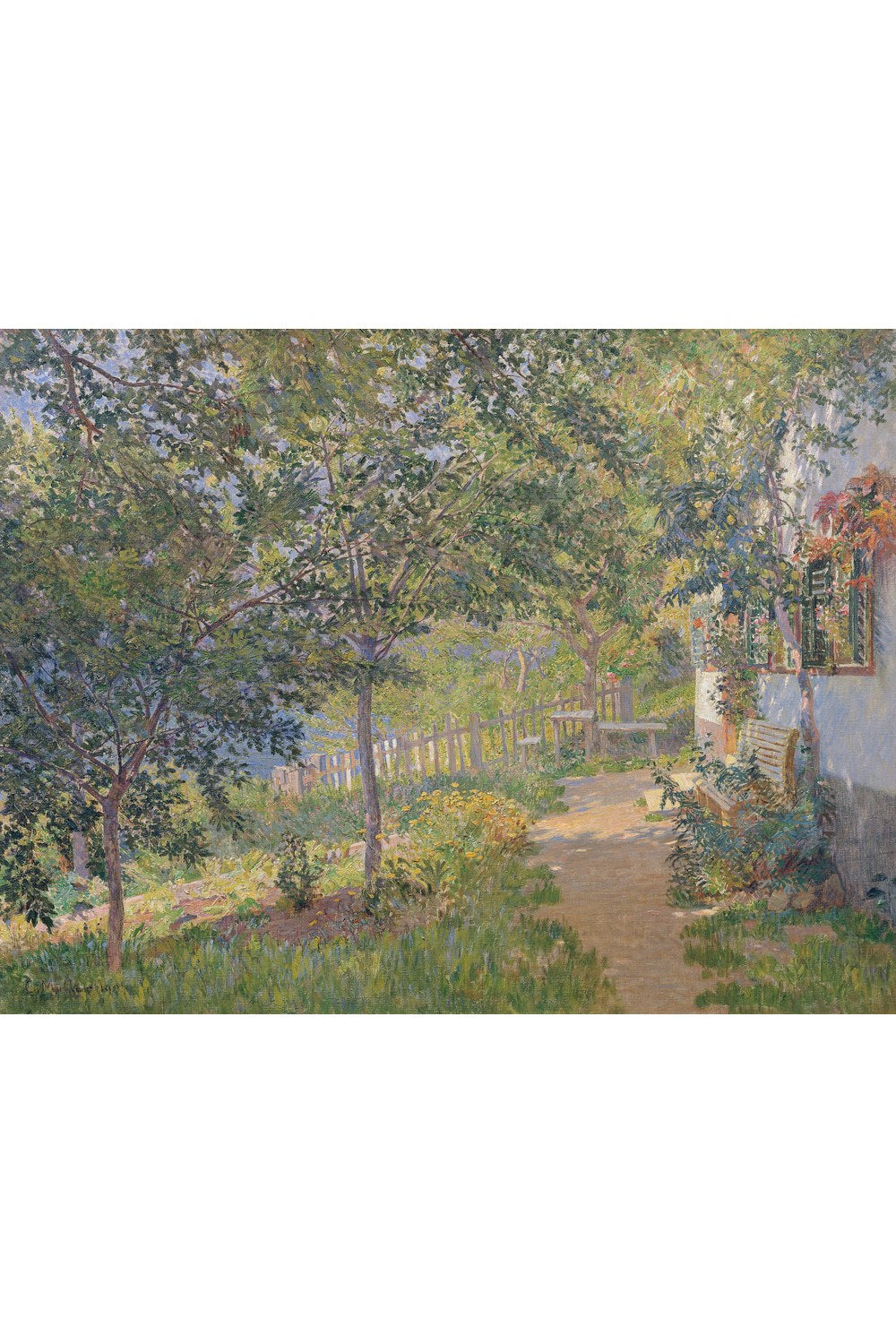 Carl Max Müller - Mattsee’Den Bir Motif - 1
