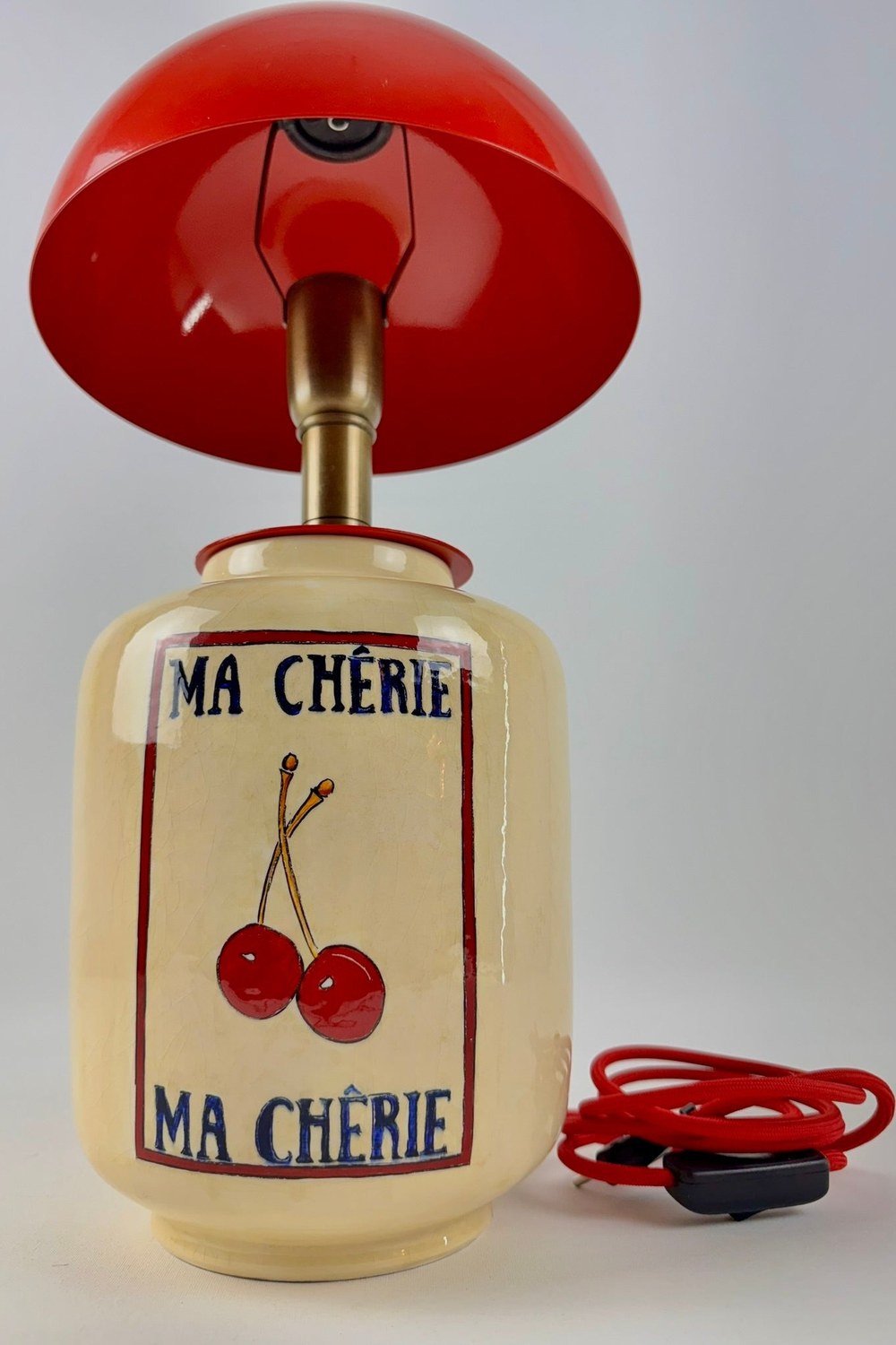 Ma Cherie El Yapımı Seramik Abajur - 2