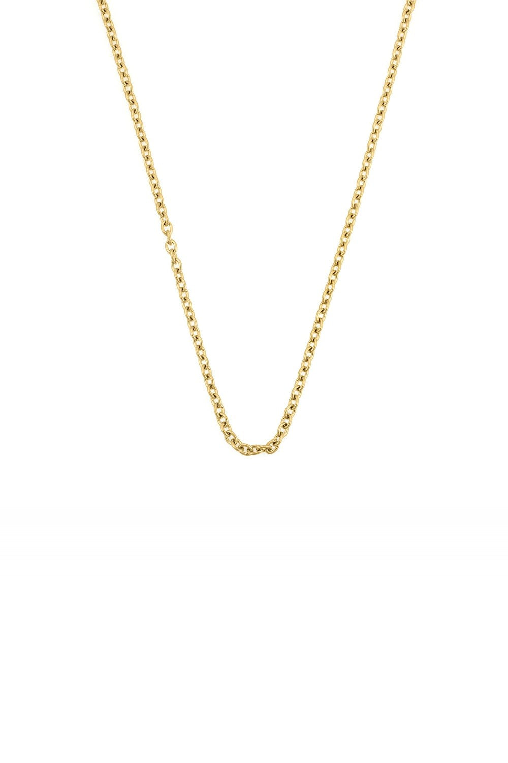 Kablo Zincir Kolye, Gold - 0