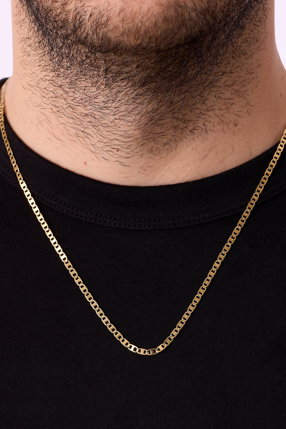 Bar Detaylı Kolye, Gold - 2