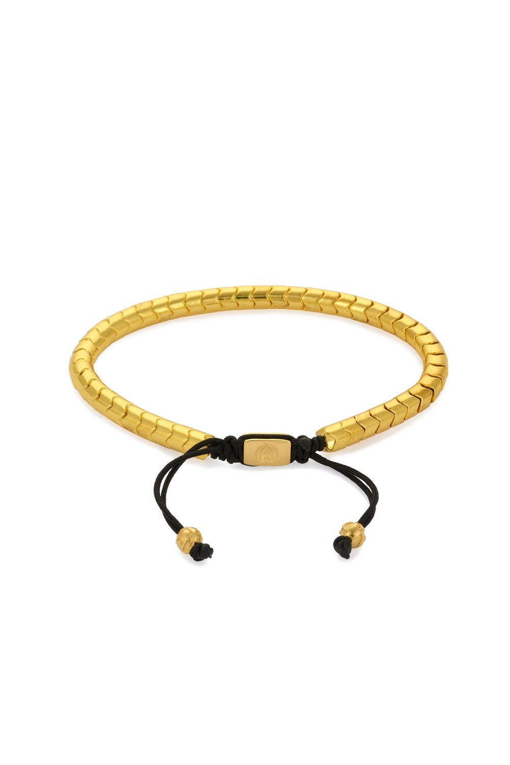 Hematit Taşlı Bileklik, Gold - 1