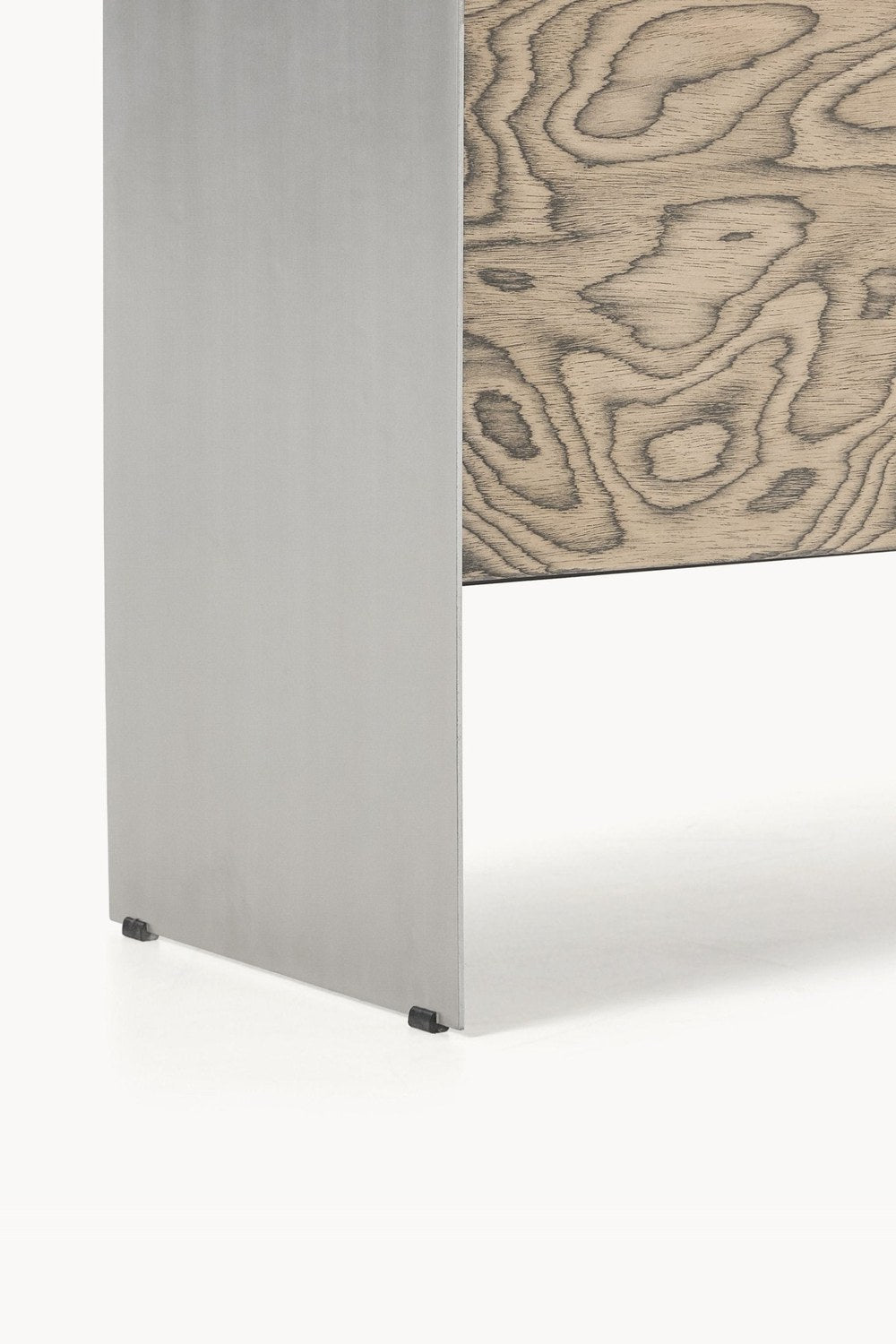 Ako Ahşap Konsol 180 Cm - Fırçalanmış Metal Ve Desenli Kaplama - 7