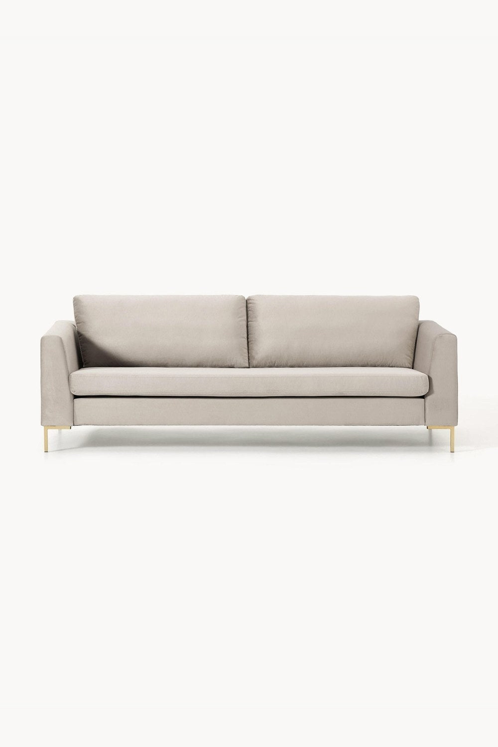 Luna 3'lü Kadife Koltuk - 0