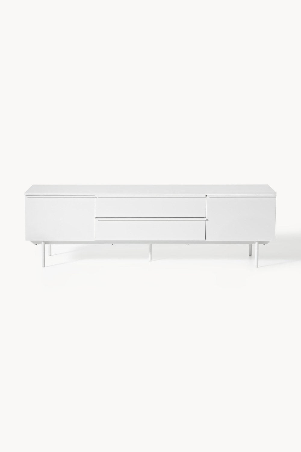 Elona Tv Sehpası 180 Cm, Mat Beyaz - 2