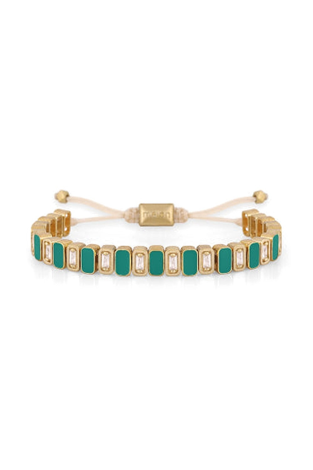 Cable Green Stone Mineli Bileklik - 0