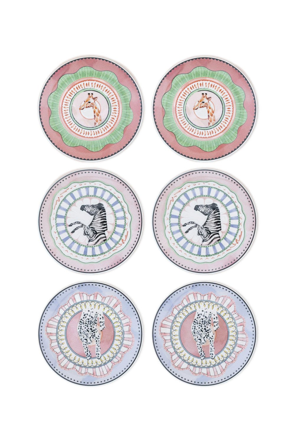 Spring Pasta Tabağı 6'lı Set, 19 Cm - 0