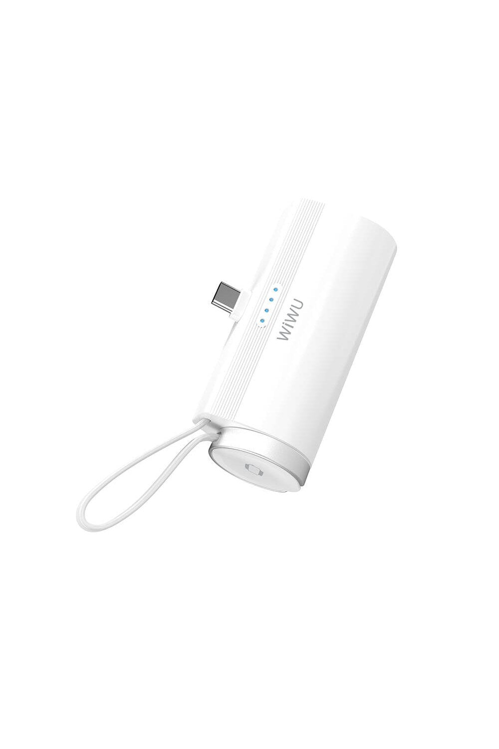 Wi-W026 Capsule 2'si 1 Arada Mini Standlı Askılı Type-C Pd Powerbank, 5000 Mah - 1