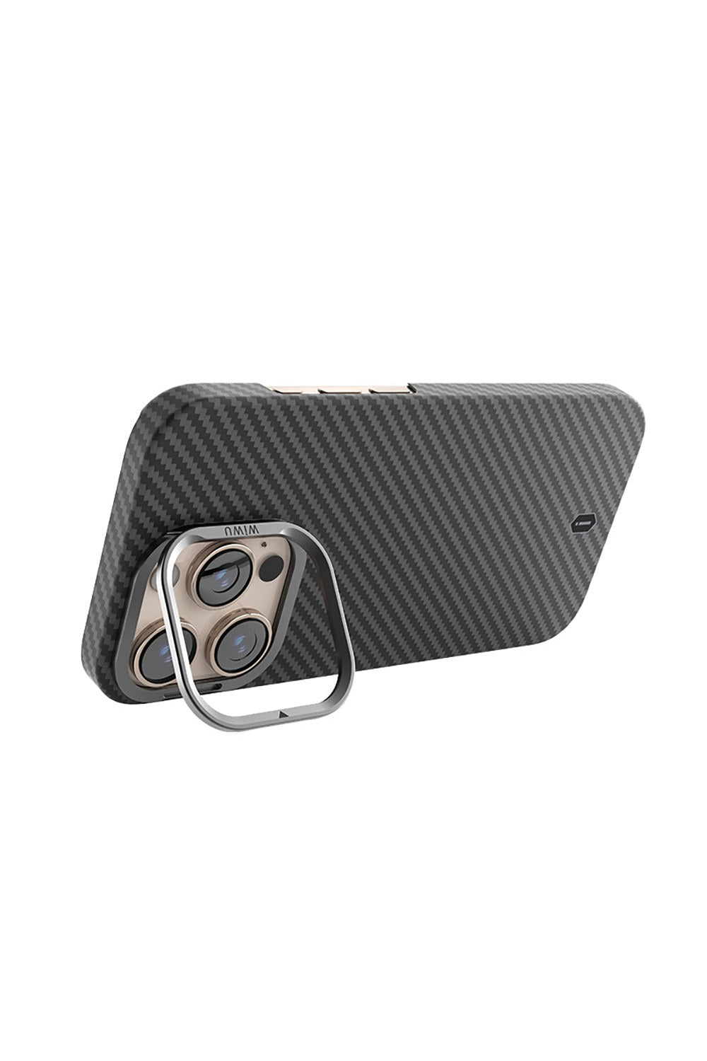 Magsafe Uyumlu Kamera Standlı Aramid Kevlar Kılıf, Iphone 16 Pro Max - 1