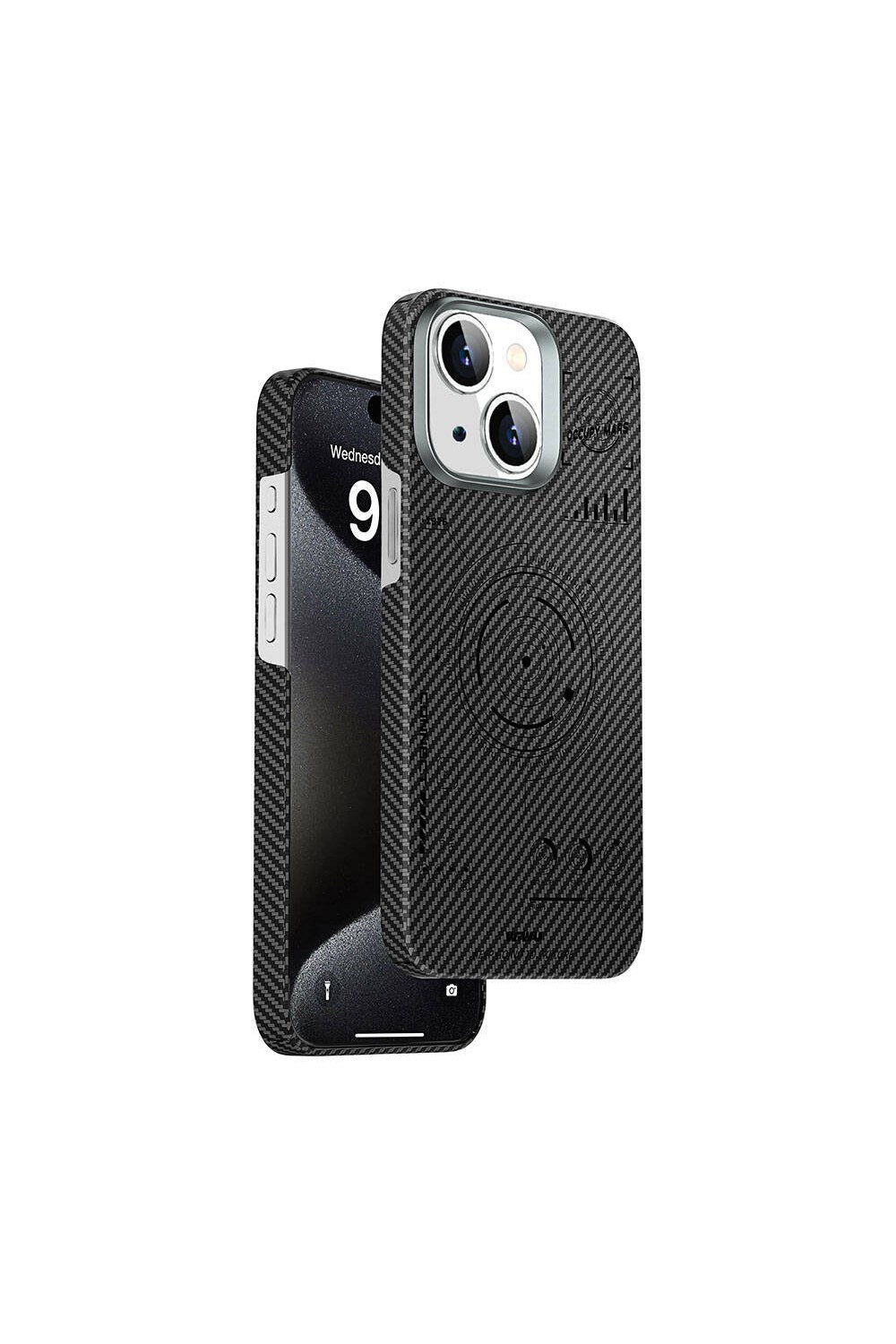 Karbon Fiber 600d Mars Kevlar Kılıf, Iphone 15 Plus - 1