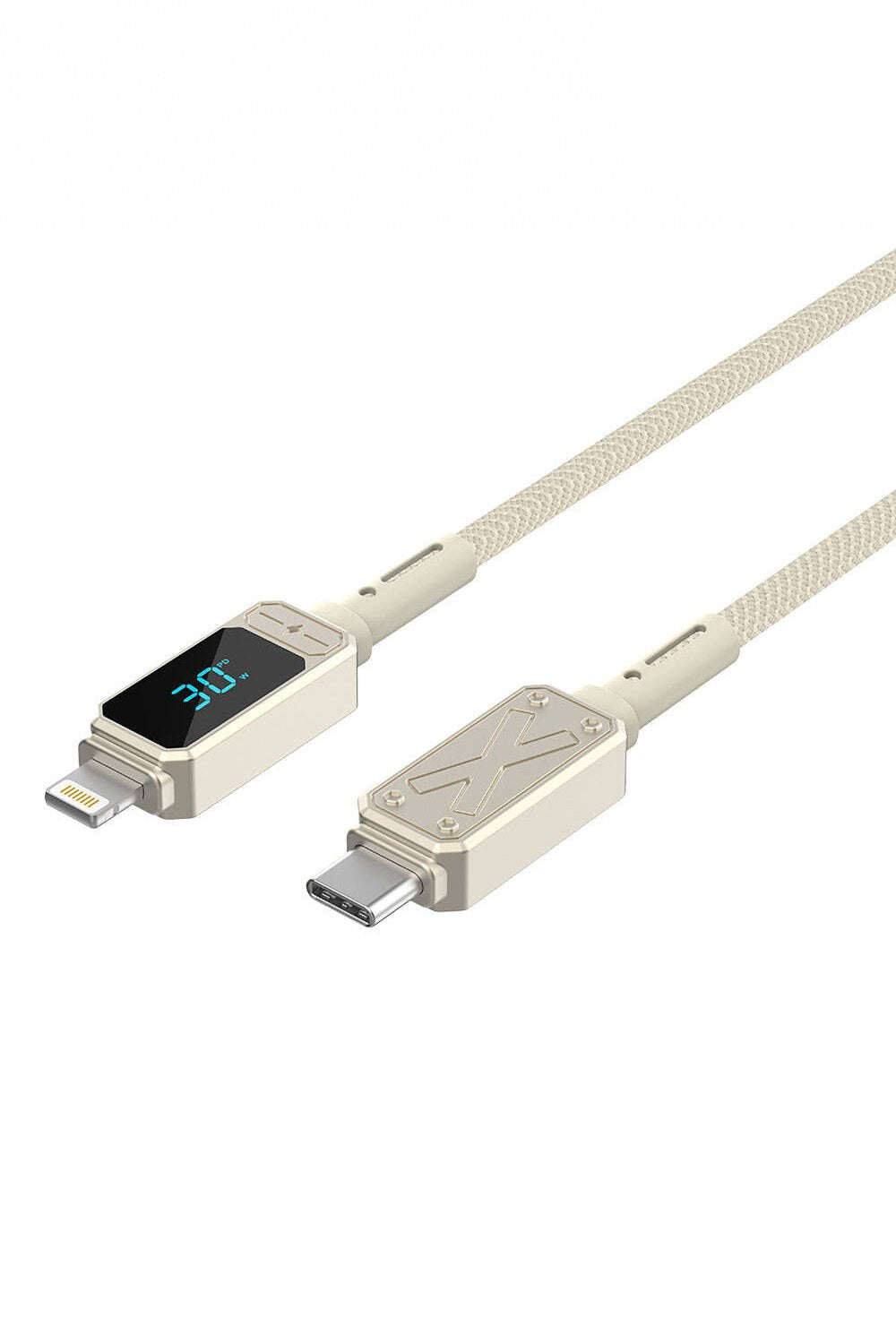 Titan Serisi Lightning - Type-C Pd 30 W Led Şarj Ve Data Kablosu, 1,2 M - 1