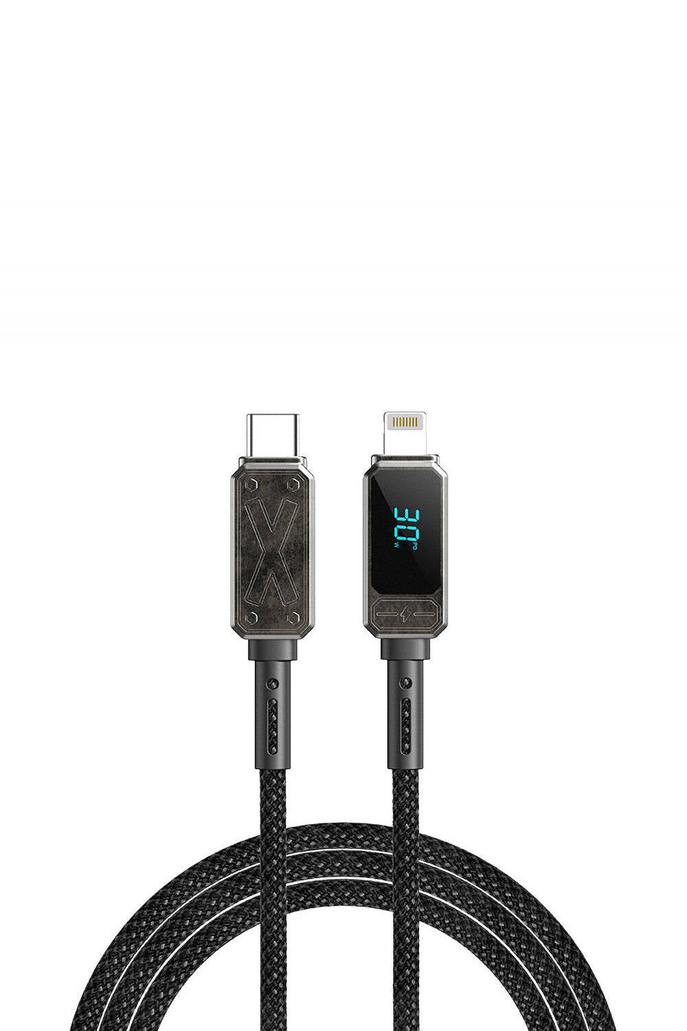 Titan Serisi Lightning - Type-C Pd 30 W Led Şarj Ve Data Kablosu, 1,2 M - 3