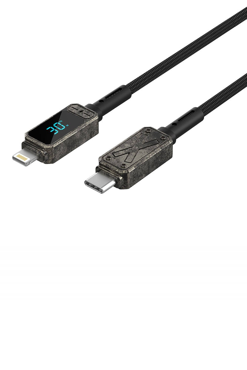 Titan Serisi Lightning - Type-C Pd 30 W Led Şarj Ve Data Kablosu, 1,2 M - 4