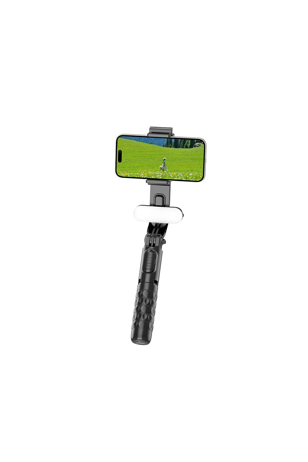 Wi-Se013 Dolgu Işıklı Teleskopik Tripod Ve Mini Selfie Çubuğu - 4