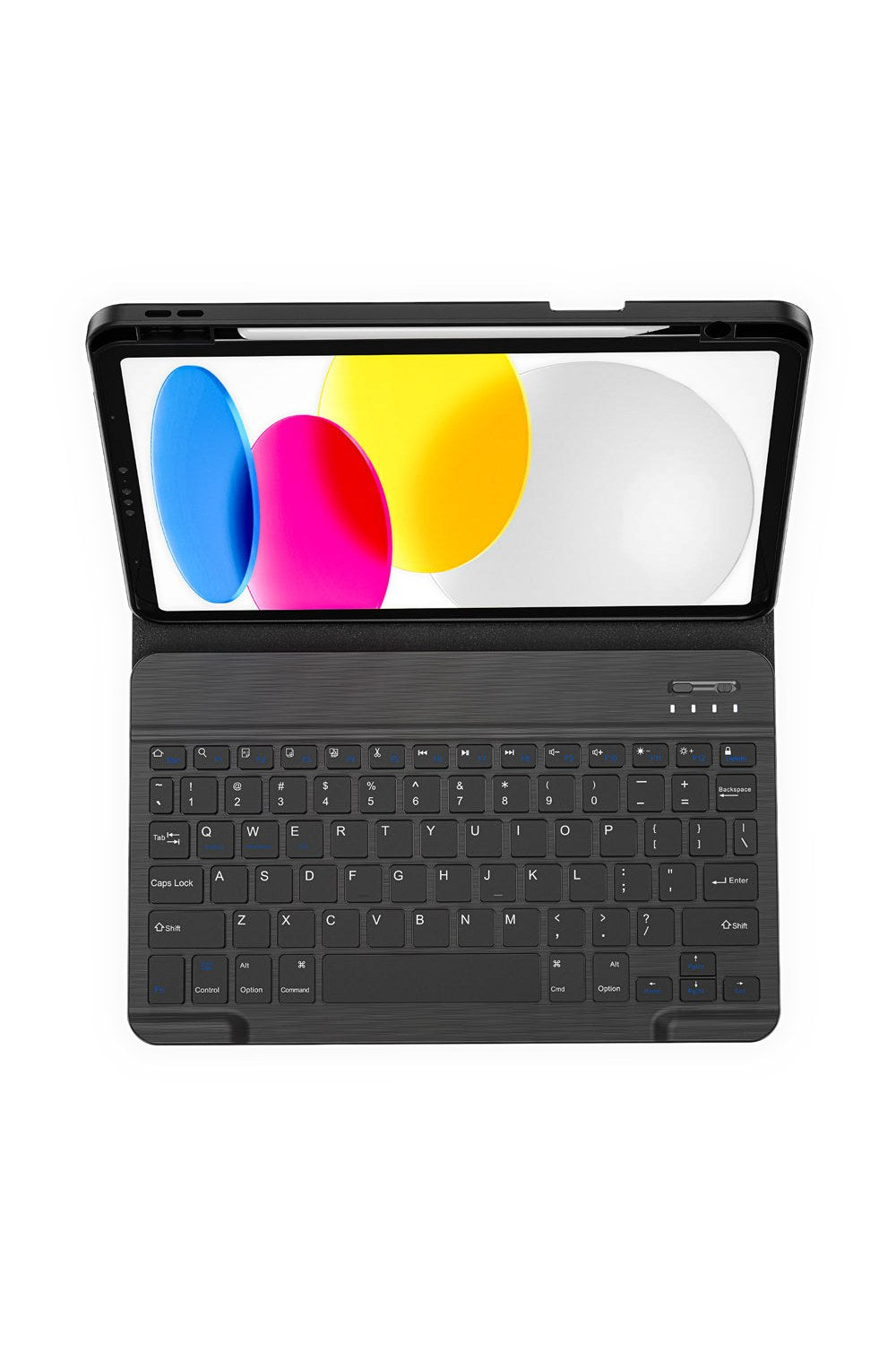 Ipad Uyumlu Gizli Kalem Bölmeli Klavyeli Kılıf - 7