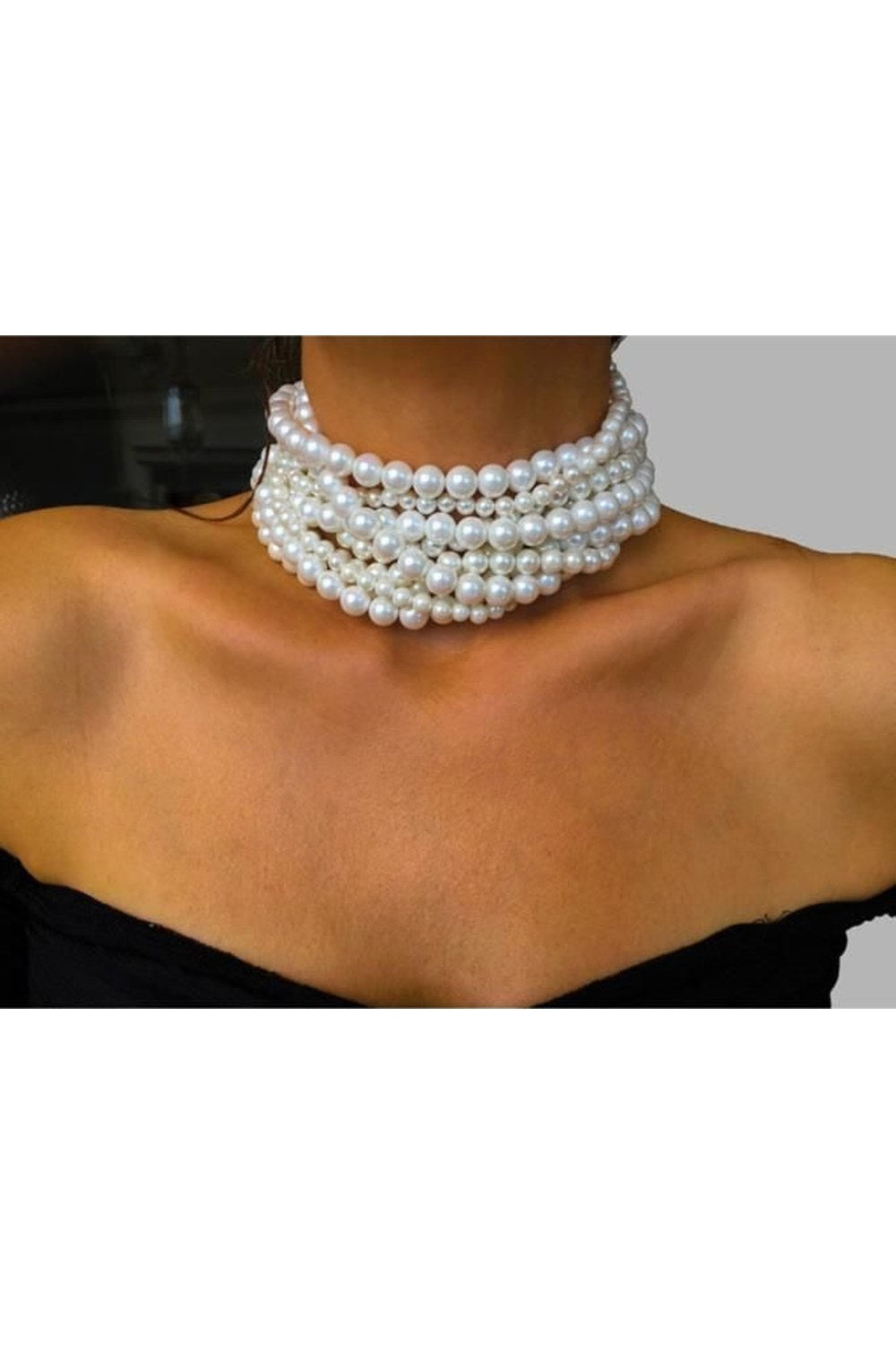 Isla Grande İnci Choker Kolye - 1