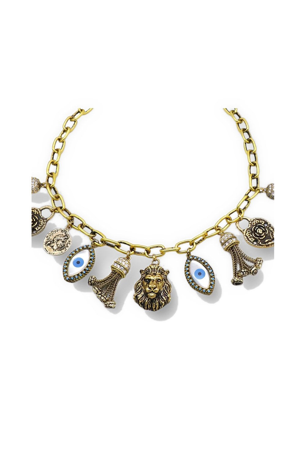 Fiesta Altin Kaplama Choker Kolye - 2